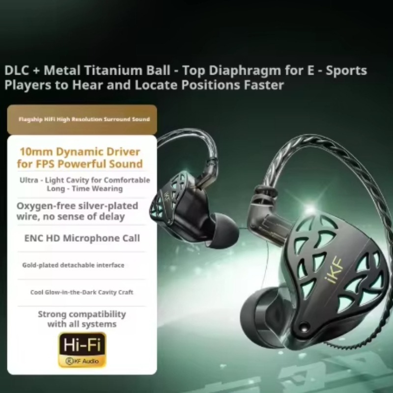 iKF for  Yeji Wired In Ear Hea - Esports Gaming Setup ulasan dan harga