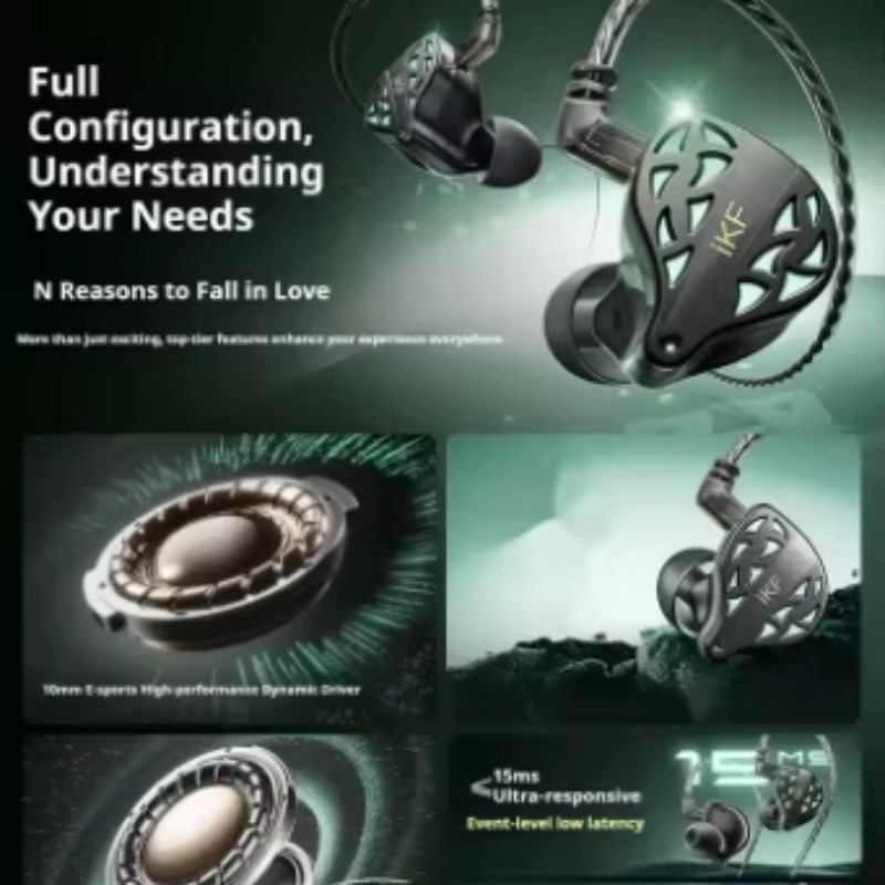 iKF for  Yeji Wired In Ear Hea - Esports Gaming Setup ulasan dan harga