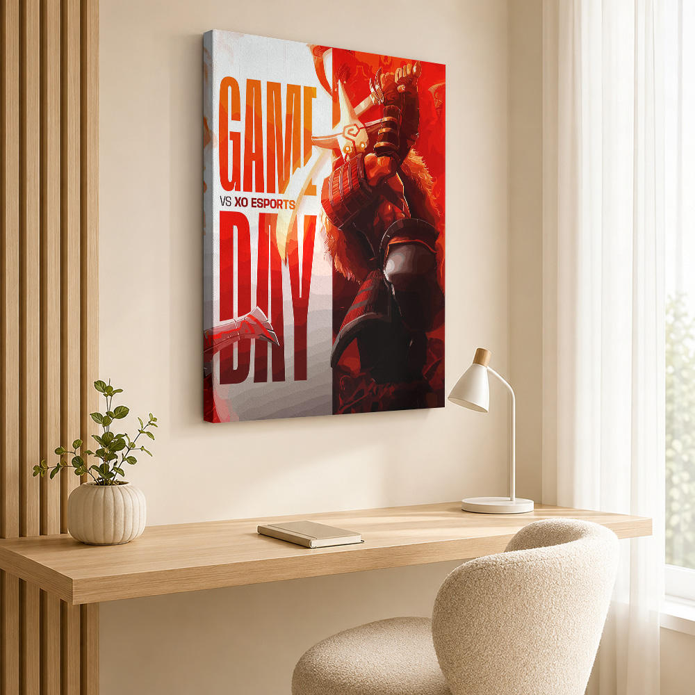 Game Day VS XO Esports Framed  - Esports Gaming Photo ulasan dan harga