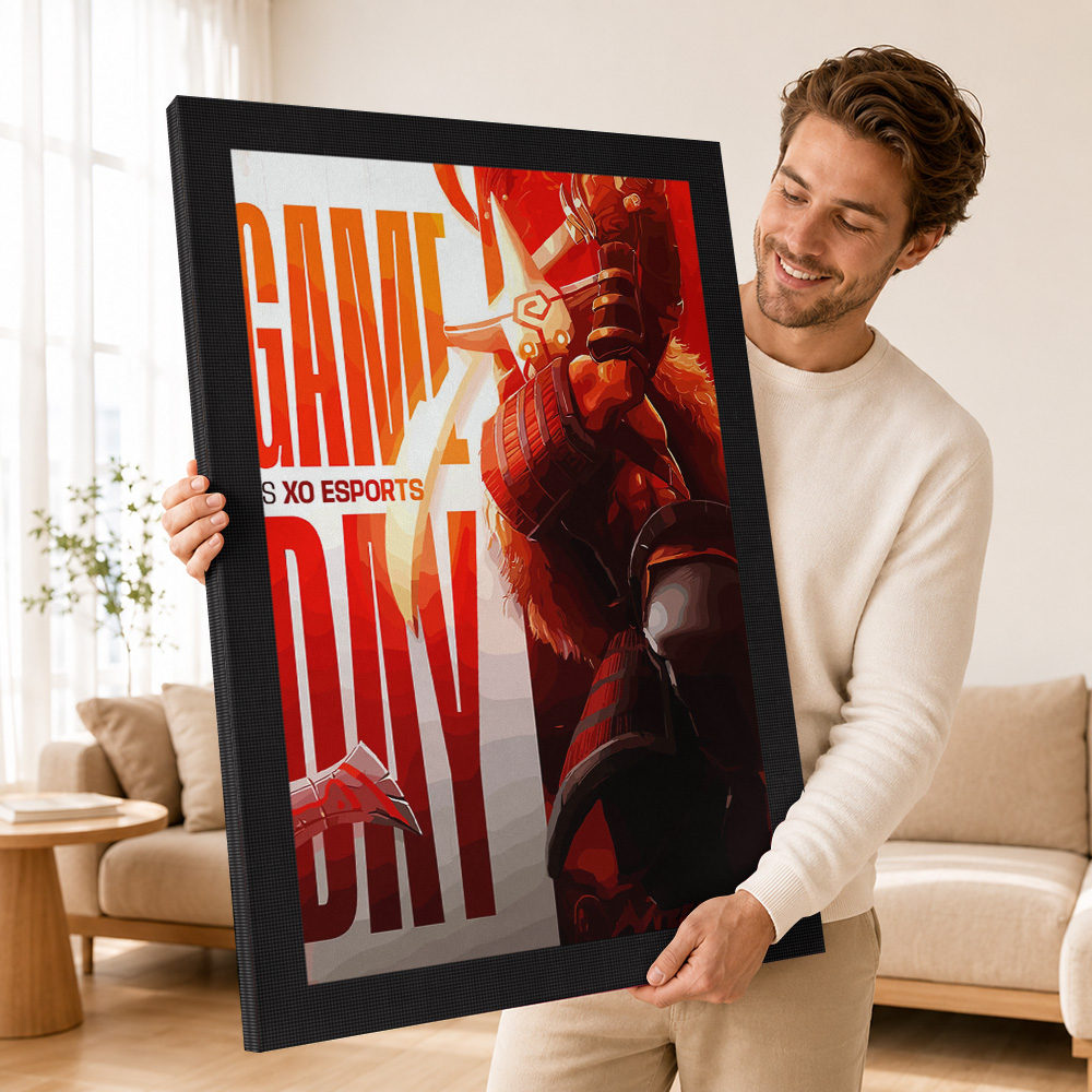 Game Day VS XO Esports Framed  - Esports Gaming Photo ulasan dan harga