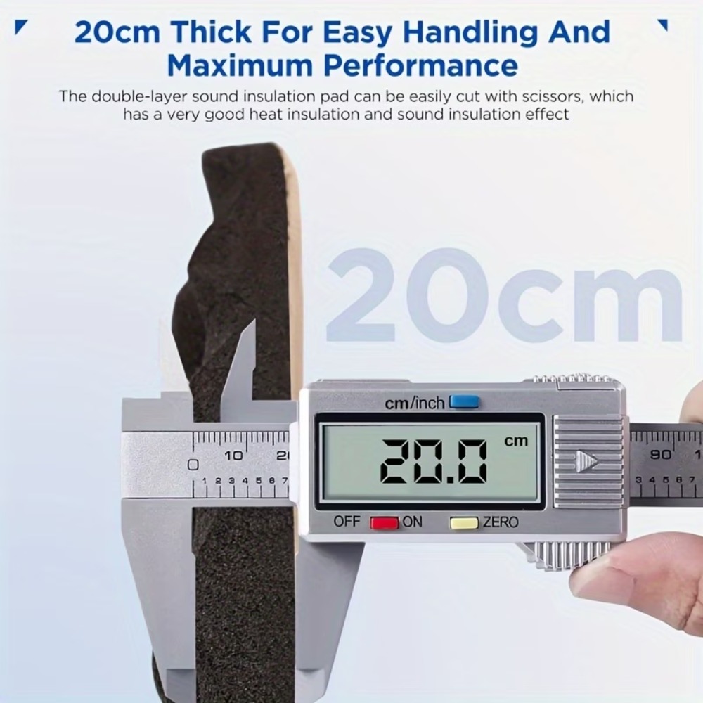 1 Roll 2cm-50x100cm Self-Adhes - Sound Dampening Foam ulasan dan harga