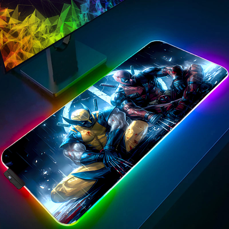 LED Mouse Pad Gaming Backlight - Esports Gaming Pc ulasan dan harga