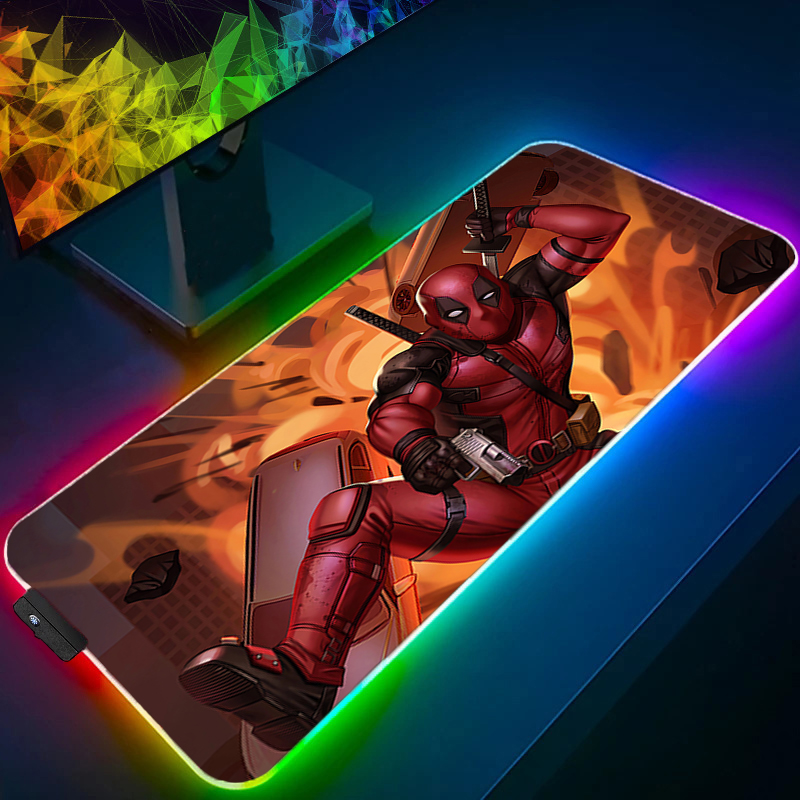 LED Mouse Pad Gaming Backlight - Esports Gaming Pc ulasan dan harga