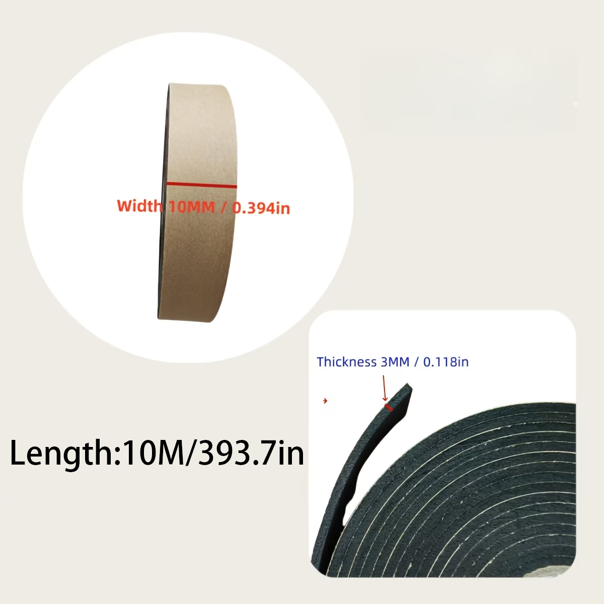 Universal Sealing Tape, Flexib - Sound Dampening Foam ulasan dan harga