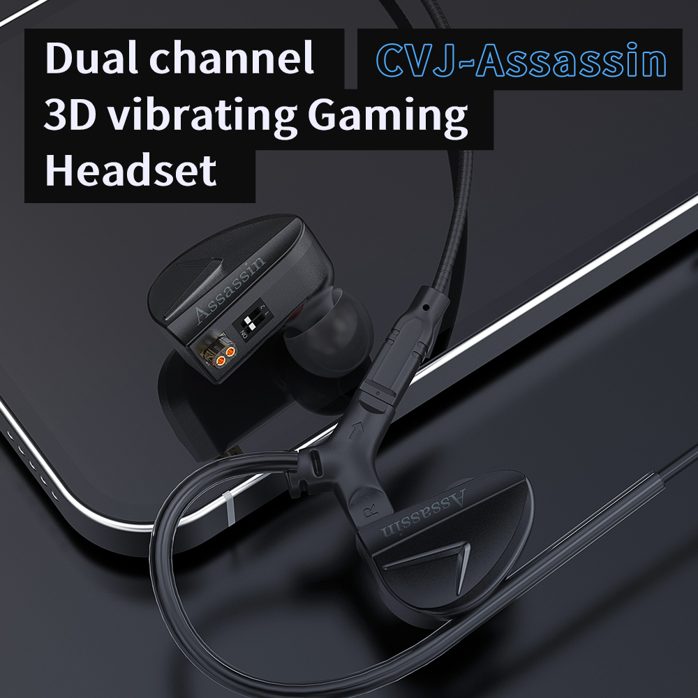CVJ Assassin IN Ear Earphones  - Esports Gaming Setup ulasan dan harga