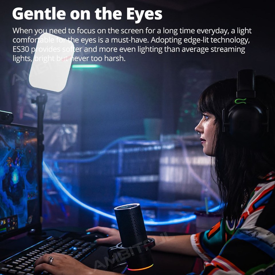 Godox LED Gaming Light ES30 E- - Esports Gaming Photo ulasan dan harga