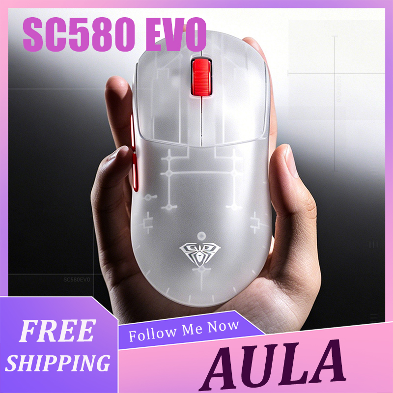 AULA SC580 EVO Mouse Lightweig - Esports Wireless Gaming Mouse ulasan dan harga