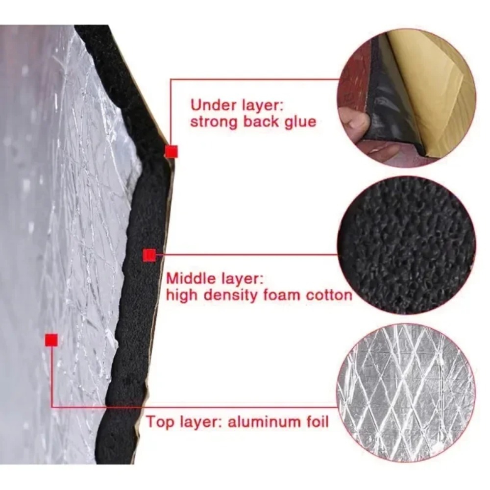 Extra Thick 20mm Car Sound Dea - Sound Dampening Foam ulasan dan harga