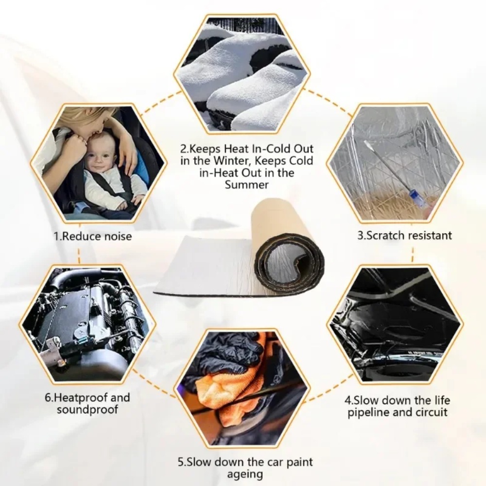 Extra Thick 20mm Car Sound Dea - Sound Dampening Foam ulasan dan harga