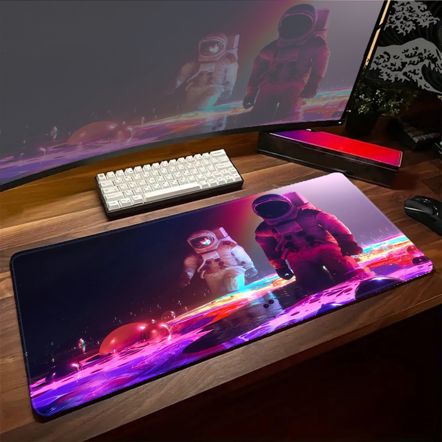 Art Astronaut Mousepad Cute Bi - Esports Gaming Setup ulasan dan harga